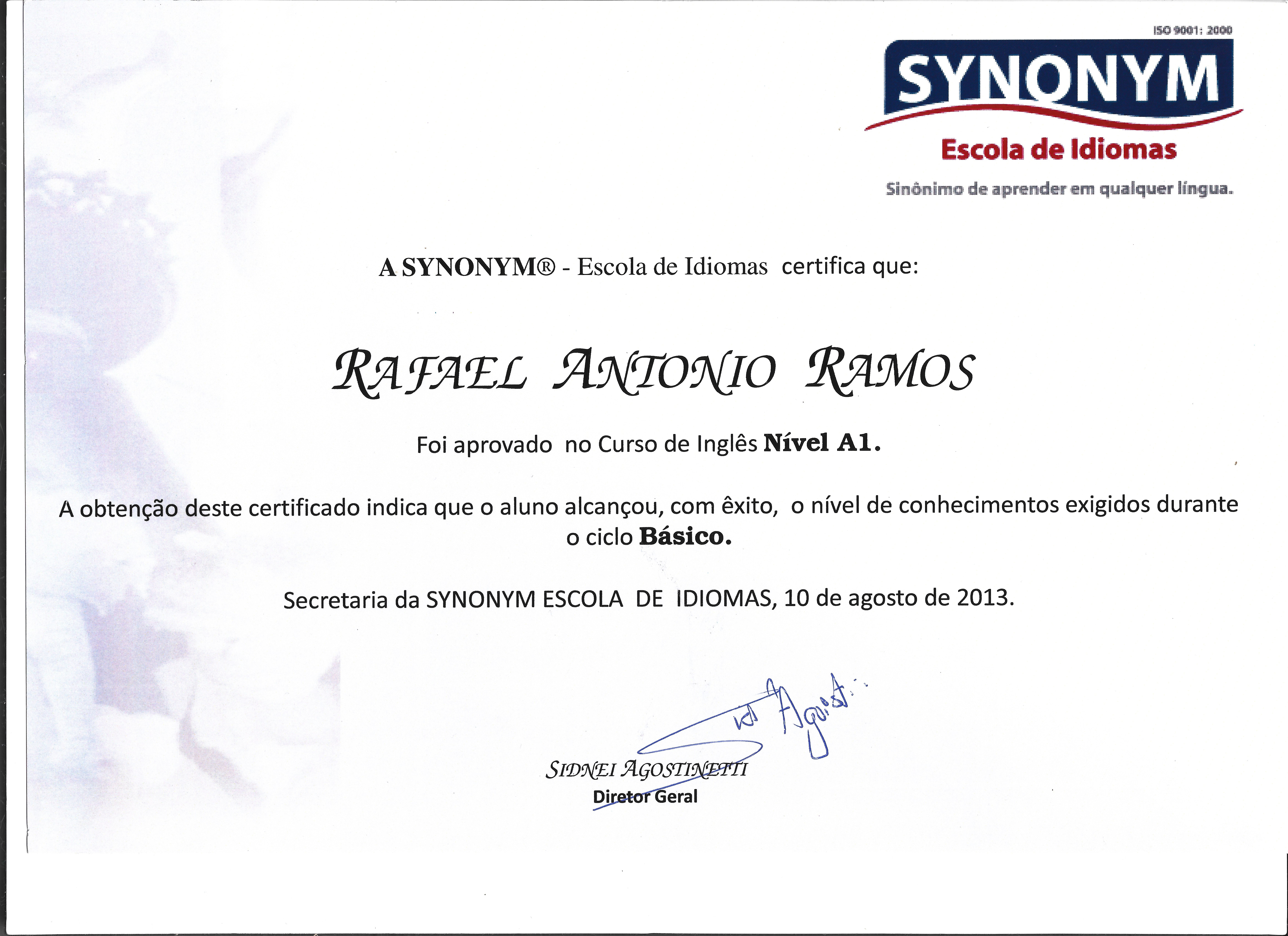 English Certificate